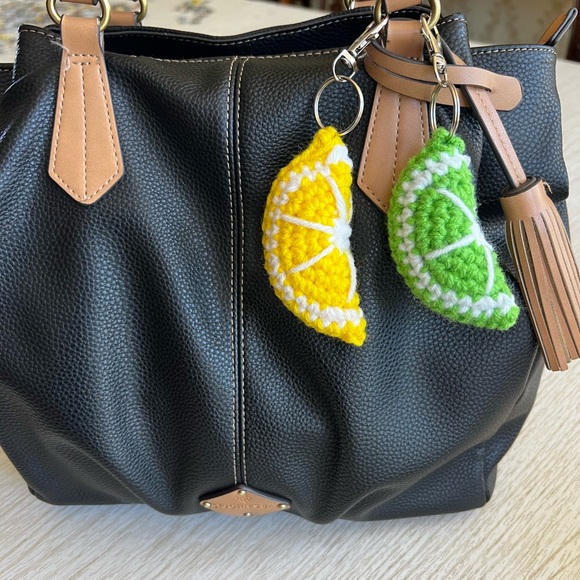 3/$20 Hand Crocheted Fruit Slice Keychain & Bag Charm! - Picture 4 of 17